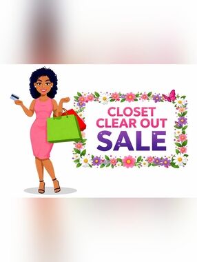 Clearing Closet Everything Is On Sale